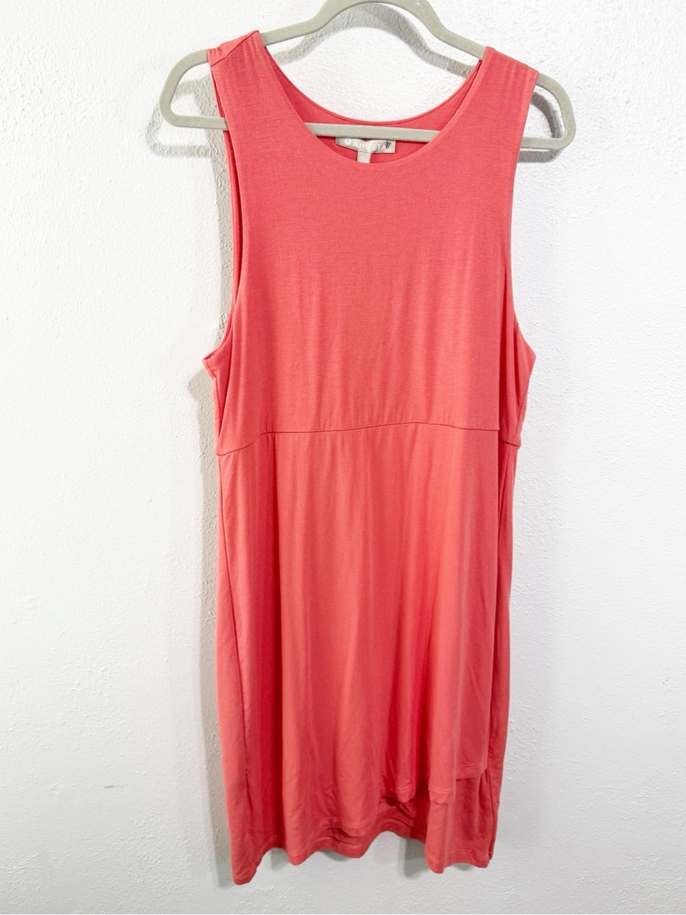 NWT Athleta Coral Sleeveless La Palma Knit Dress large